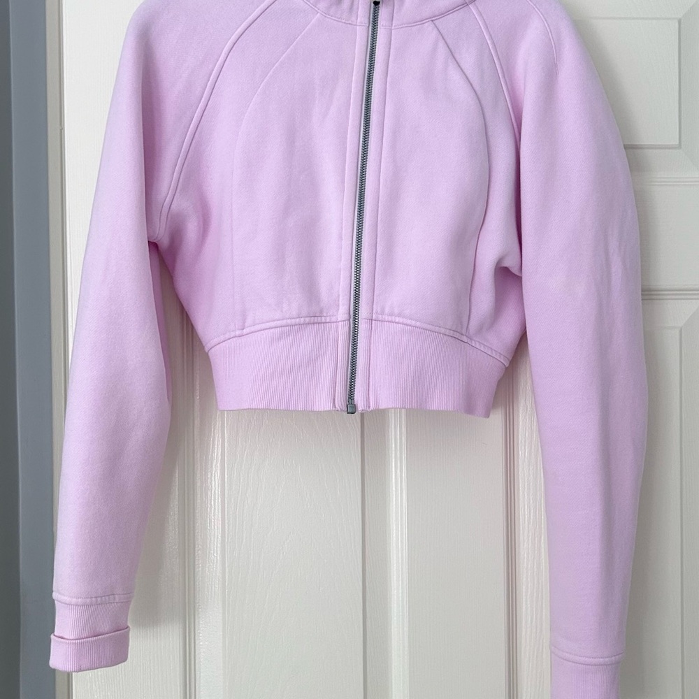 Lululemon Athletica Light Lavender Bomber Jacket
